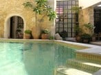 Pool and plants